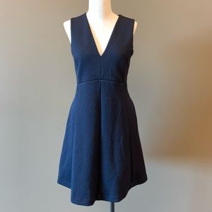 Ann Taylor Navy Dress with Pockets